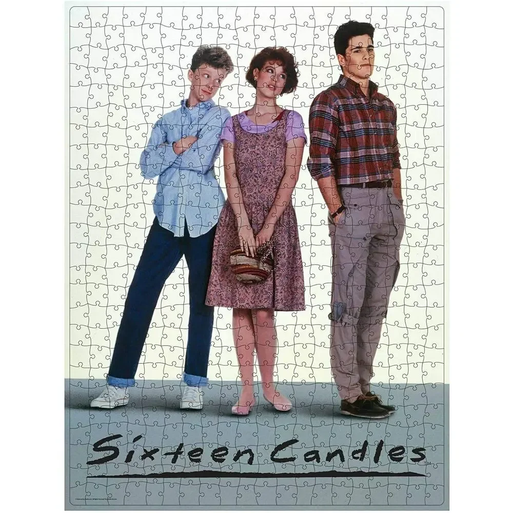 Sixteen Candles Movie 500-Piece Puzzle in Plastic Retro Blockbuster VHS Box